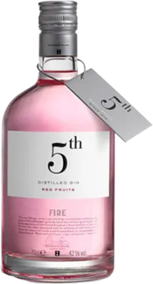 Bouteille de spiritueux : Red Fruits Fire de la marque 5th Gin