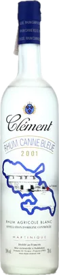 Bouteille de spiritueux : Canne Bleue de la marque Clément