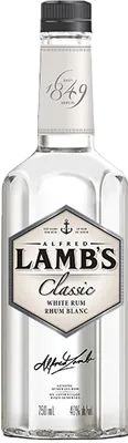 Bouteille de spiritueux : Classic White Rum de la marque Alfred Lamb's