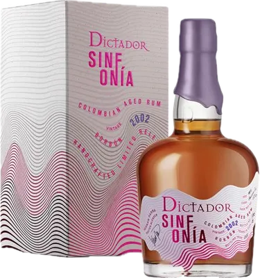 Bouteille de spiritueux : Sinfonia Borbon 2002 de la marque Dictador