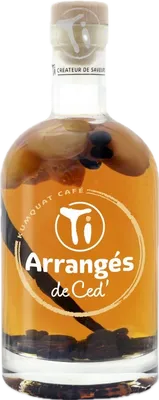 Bouteille de spiritueux : Ti Arrangé Kumquat Café de la marque Les Rhums de Ced'