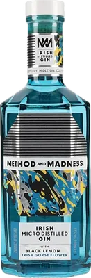 Bouteille de spiritueux : Gin de la marque Method and Madness
