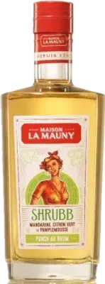 Bouteille de spiritueux : Shrubb Mandarine, Citron Vert & Pamplemousse de la marque Maison La Mauny