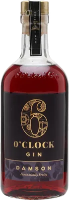 Bouteille de spiritueux : Damson Gin de la marque 6 O'Clock