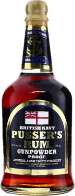 Bouteille de spiritueux : Gunpowder Proof Original Admiralty Strength de la marque Pusser's