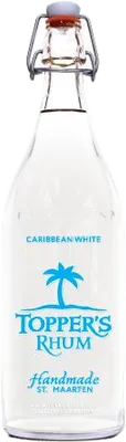 Bouteille de spiritueux : Caribbean White de la marque Topper’s