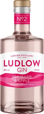 Bouteille de spiritueux : No. 2 Ludlow Distillery Rhubard & Apple de la marque Ludlow