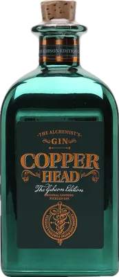 Bouteille de spiritueux : The Gibson Edition Gin de la marque Copperhead