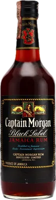 Bouteille de spiritueux : Black Label Jamaica Rum (Old Version) de la marque undefined