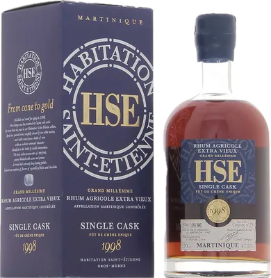 Bouteille de spiritueux : HSE Single Cask de la marque Distillerie du Simon