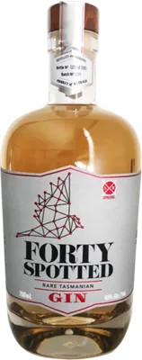 Bouteille de spiritueux : Spring Gin de la marque Forty Spotted 