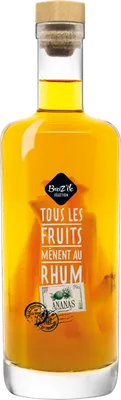 Bouteille de spiritueux : Breiz'île Sélection - Ananas de la marque Breiz’île