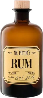 Bouteille de spiritueux : Rum de la marque Mr. Finton's