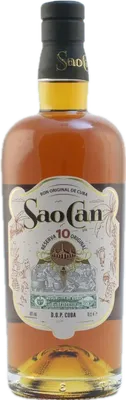 Bouteille de spiritueux : Ron Sao Can Reserva 10 Anniversario de la marque Cuba Ron S.A.