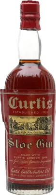 Bouteille de spiritueux : Sloe Gin de la marque Curtis 