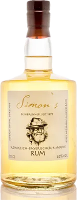 Bouteille de spiritueux : Königlich-Bayerischer Marine-Rum de la marque Simon's