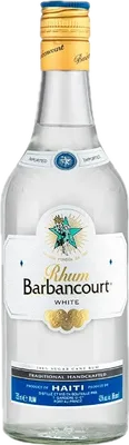 Bouteille de spiritueux : Rhum Blanc 43° de la marque Barbancourt