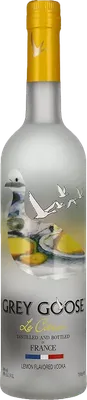 Bouteille de spiritueux : Le Citron de la marque Grey Goose