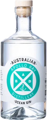 Bouteille de spiritueux : Australian Ocean Gin de la marque Apollo Bay Distillery
