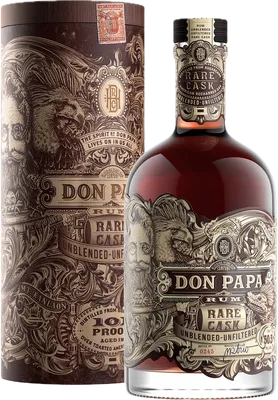 Bouteille de spiritueux : Rye Cask de la marque Don Papa