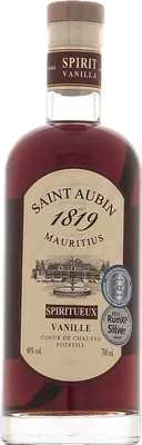 Bouteille de spiritueux : Rhum Vanille Extra Premium de la marque Saint Aubin
