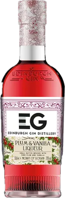 Bouteille de spiritueux : Plum & Vanilla Liqueur de la marque Edinburgh