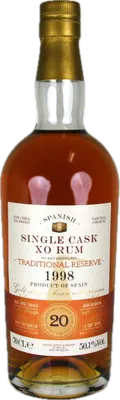 Bouteille de spiritueux : Single Cask XO Rum - Traditional Reserve de la marque The Whisky Cask Company