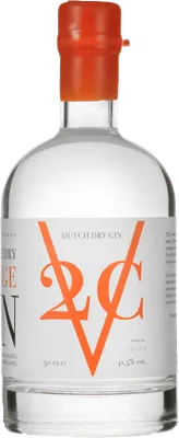 Bouteille de spiritueux : Orange Dutch Dry Gin de la marque V2C