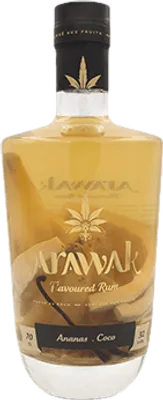 Bouteille de spiritueux : Ananas - Coco de la marque Arawak