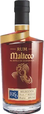 Bouteille de spiritueux : Malteco Seleccion de la marque Bodegas de America S.A