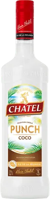Bouteille de spiritueux : Punch Coco de la marque Chatel