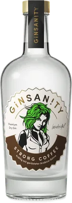 Bouteille de spiritueux : Strong Coffee de la marque Ginsanity