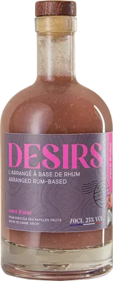 Bouteille de spiritueux : DESIRS - Coco Fraise de la marque Rhum Désirs