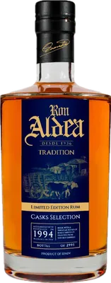 Bouteille de spiritueux : Tradition 1994 de la marque Ron Aldea