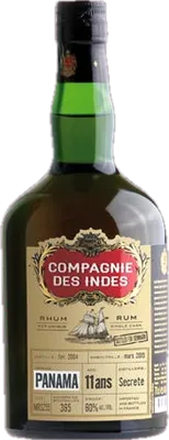 Bouteille de spiritueux : Panama 11 Ans Cask Strength – Single Cask (Danemark Only) de la marque Compagnie des Indes