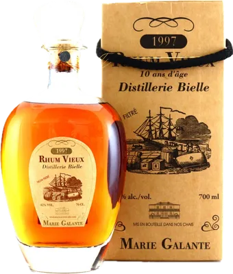 Bouteille de spiritueux : Rhum Vieux de la marque Bielle