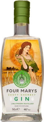 Bouteille de spiritueux : Zesty Sherbet Gin de la marque Four Marys