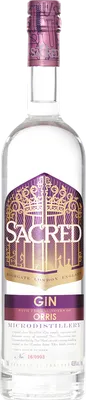 Bouteille de spiritueux : Orris Gin de la marque Sacred