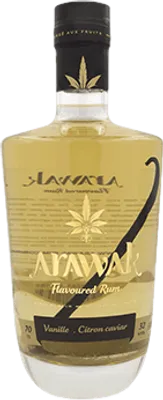 Bouteille de spiritueux : Vanille - Citron Caviar de la marque Arawak