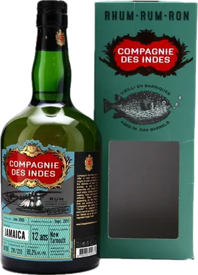 Bouteille de spiritueux : Jamaica (Bottled for Denmark) de la marque Compagnie des Indes
