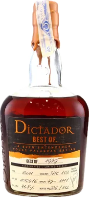 Bouteille de spiritueux : Best Of 1979 41,8% de la marque Dictador