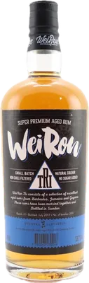 Bouteille de spiritueux : WeiRon Caribbean Rum Batch #1 de la marque Svenska Eldvatten