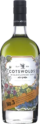 Bouteille de spiritueux : NO.3 Wildflower Gin de la marque Cotswolds 