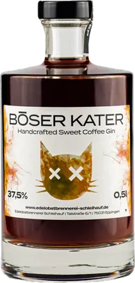 Bouteille de spiritueux : Handcrafted Sweet Coffee Gin de la marque Böser Kater