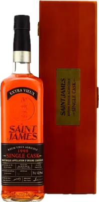 Bouteille de spiritueux : Single Cask de la marque Saint James