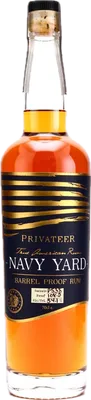 Bouteille de spiritueux : Navy Yard Barrel Proof Rum de la marque Privateer Rum Distillery