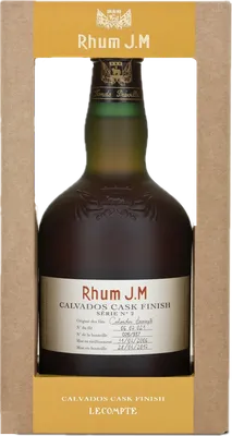 Bouteille de spiritueux : Série N°2 Calvados Cask Finish de la marque Rhum J.M