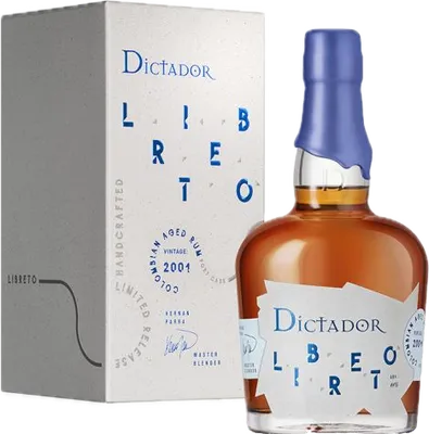 Bouteille de spiritueux : Libreto Port Cask 2001 de la marque Dictador
