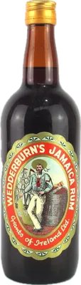 Bouteille de spiritueux : Wedderburn's Jamaica Rum 1960s de la marque Grants of Ireland