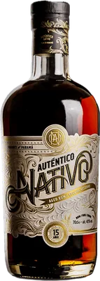 Bouteille de spiritueux : 15 Años Special Reserve de la marque Auténtico Nativo